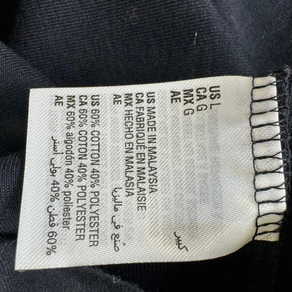 Women's Karen Scott Black Long Sleeve T-Shirt Size L - Picture 4 of 5